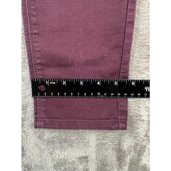 Democracy Jeans Womens 6 Purple Skinny Mid Rise Stretch Ab Technology - Picture 11 of 12